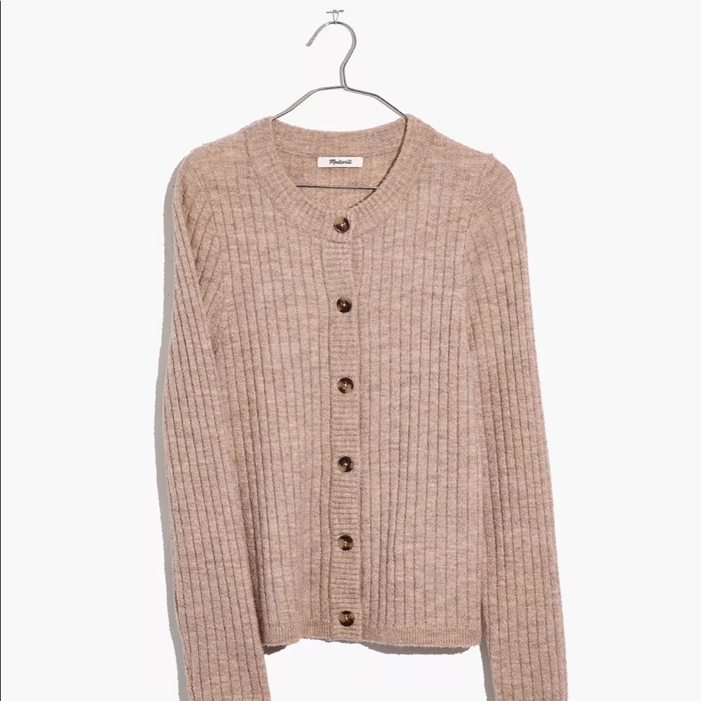 MADEWELL MERRITT SHRUNKEN CARDIGAN SWEATER
